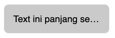 Text overflow